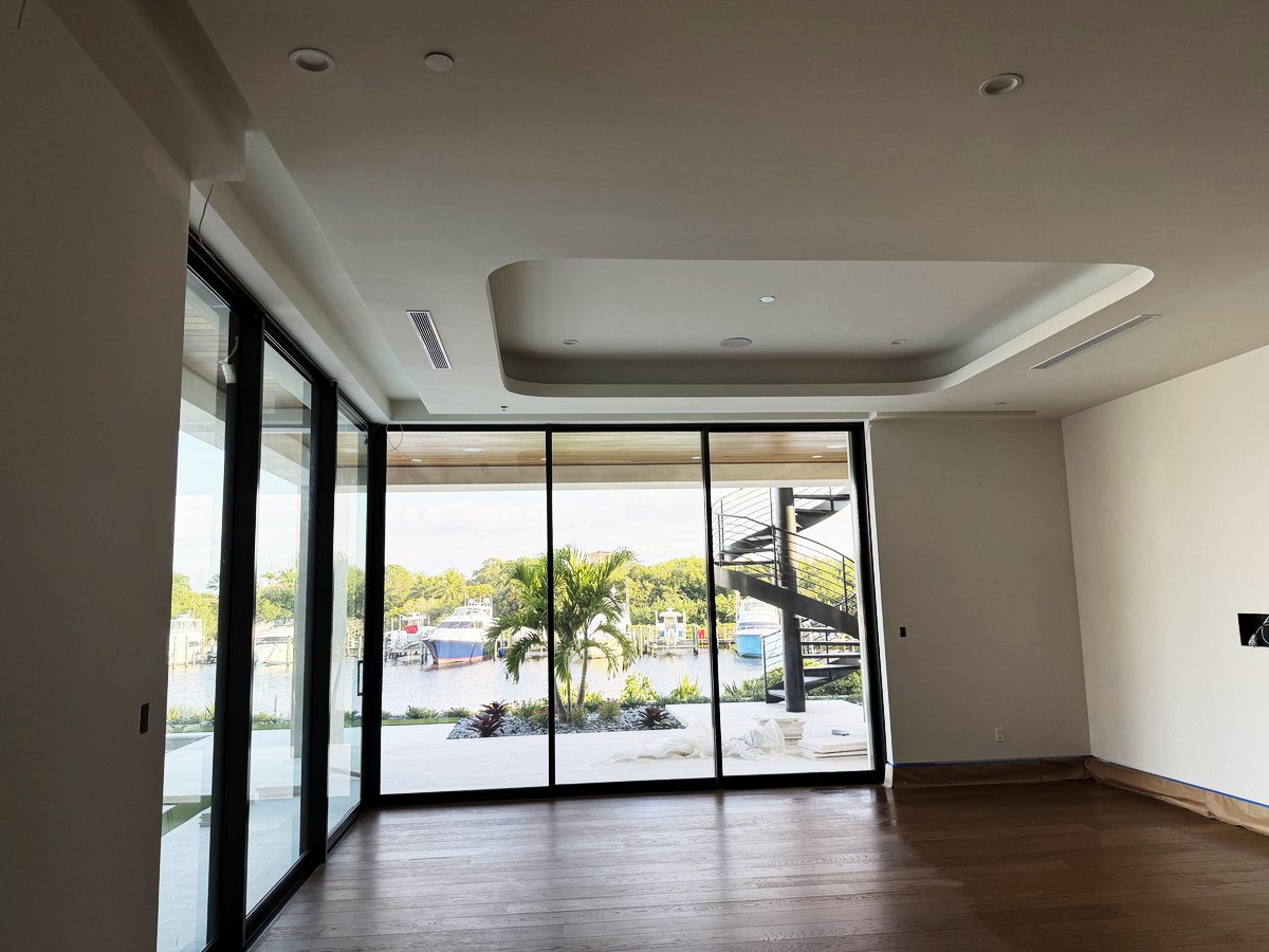 Local construction contractors in South Florida remodeling a residential property