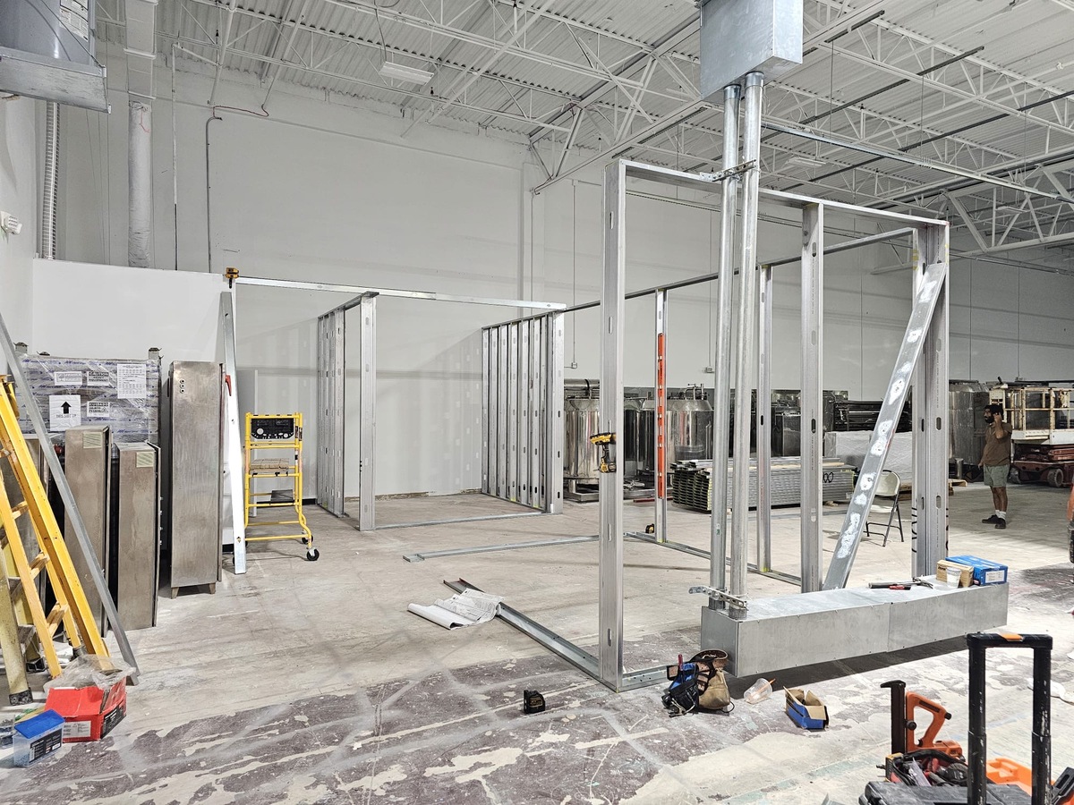 Commercial general contractor managing a business renovation in South Florida
